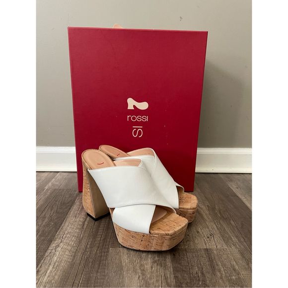 Si Rossi Leather Platform Mules - Picture 8 of 14